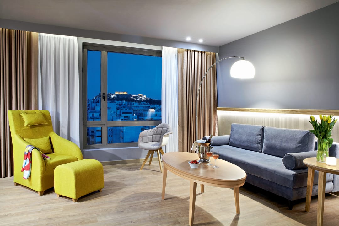 Executive Suite Acropolis view Wyndham Grand Athens