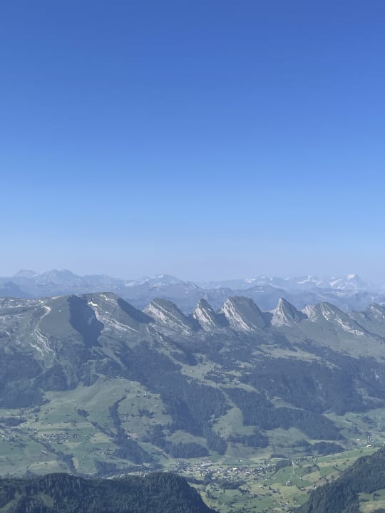 Ausblick Säntis - das Hotel