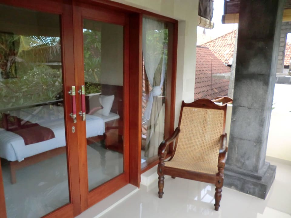 Balkon renoviertes Zimmer Villa Shanti Beach