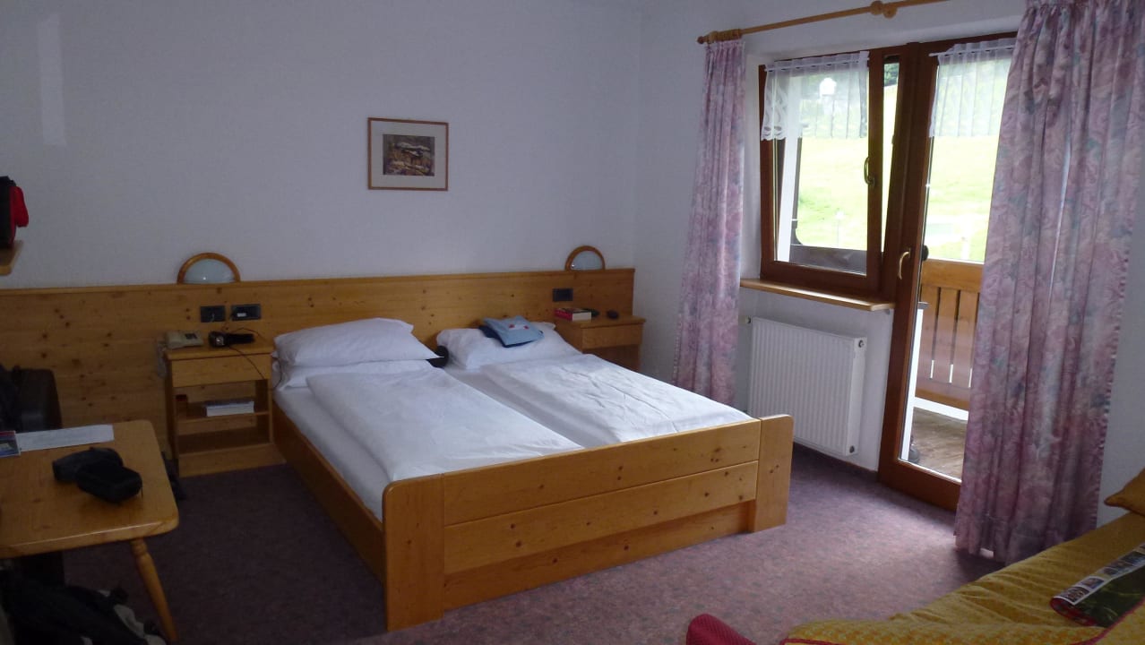 Das Bett und der Balkon Berghotel Schlemmer