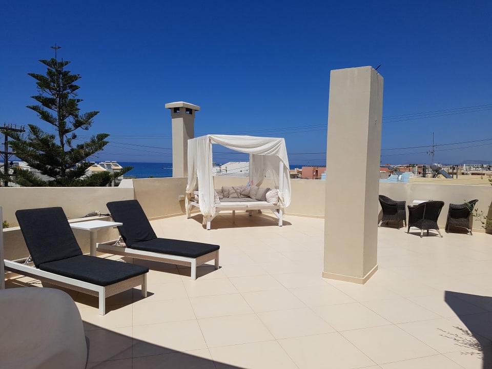 Dachterrasse  Dimitrios Beach Hotel