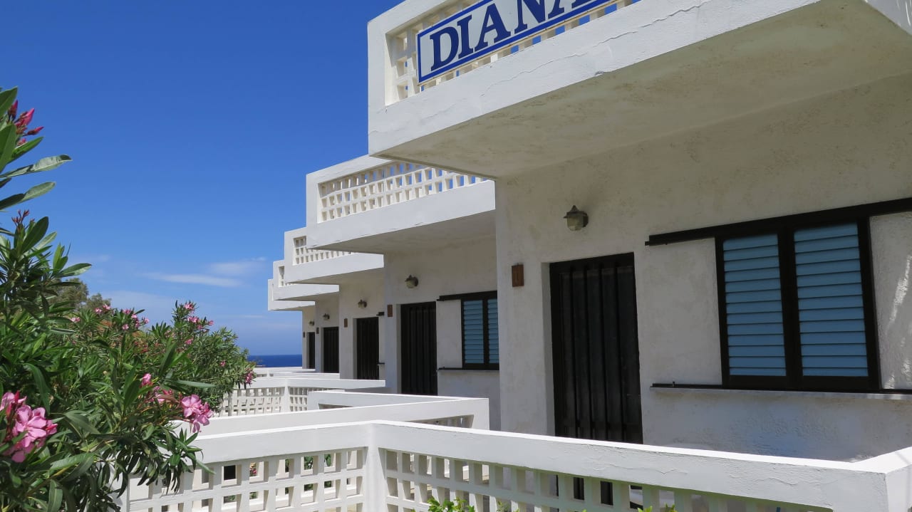 Eingang erster Stock Diana Apartments