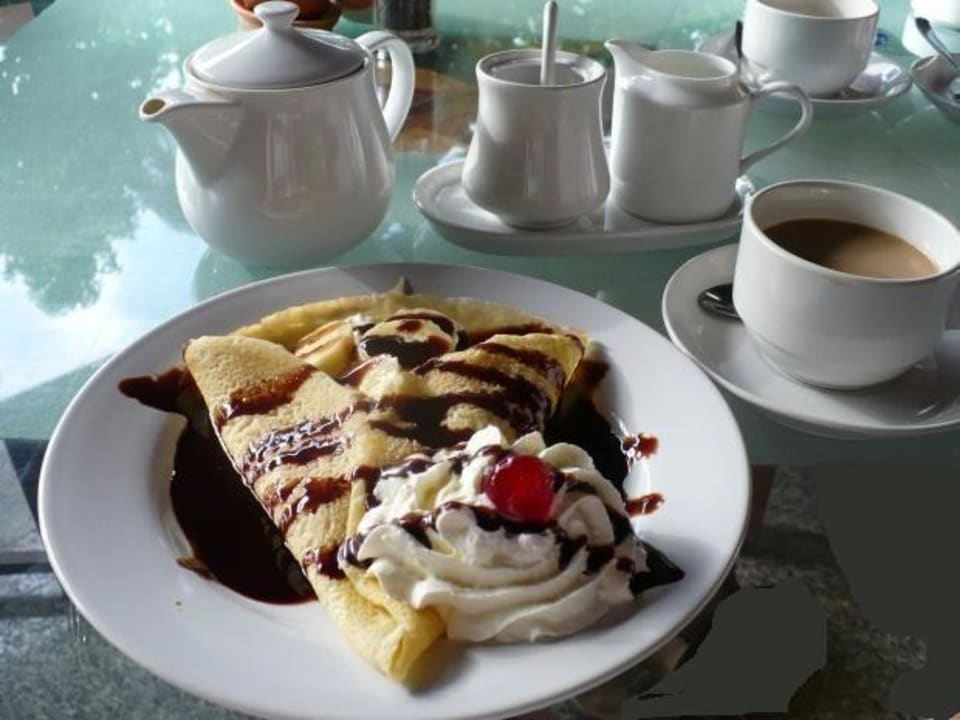 Crepe mit Banane und Schokosoße SYLVAN Koh Chang