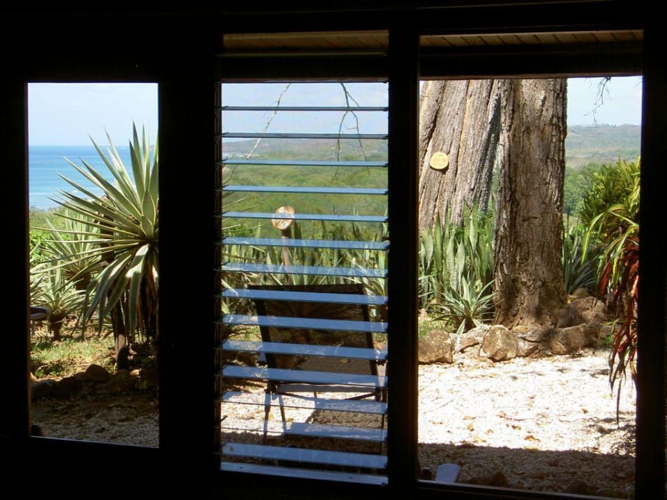 Blick vom Zimmer in die Natur Hotel Lagarta Lodge