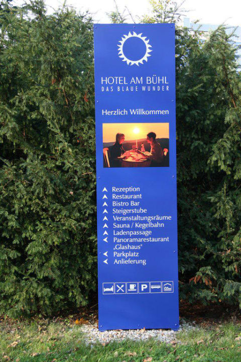 Eingangstafel zum Hotel: Am Bühl Hotel Am Bühl