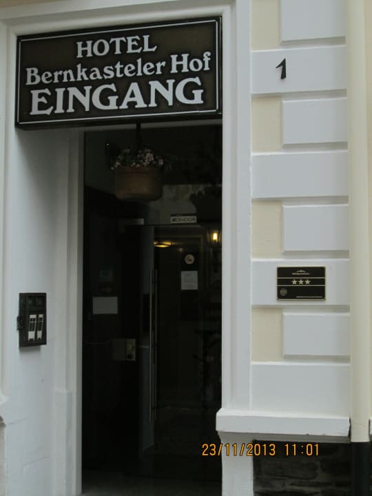 Eingang Hotel Bernkasteler Hof