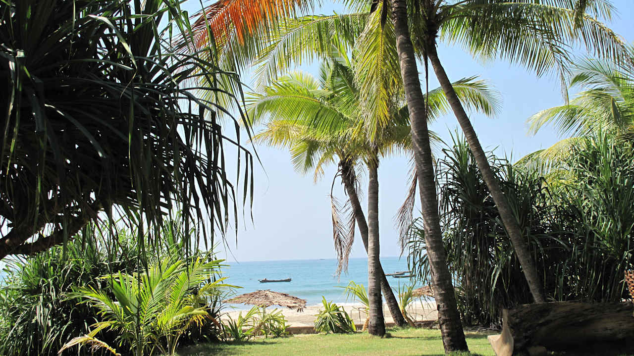 Von unserem Bungalow aus Hotel Aureum Palace Resort