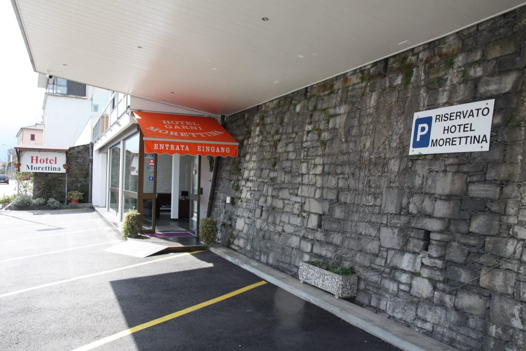 Eingang Hotel Garni Morettina