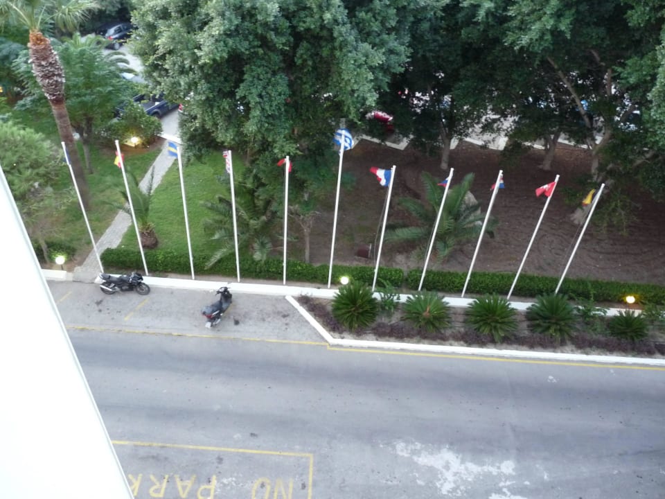 Ausblick vom Balkon Hotel Calypso Beach