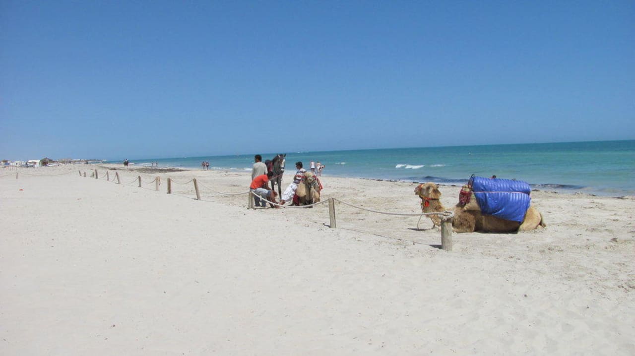 Schöner Strand sehr sauber Djerba Aqua Resort