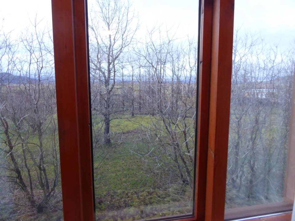 Blick aus dem Zimmer Fosshotel Hekla