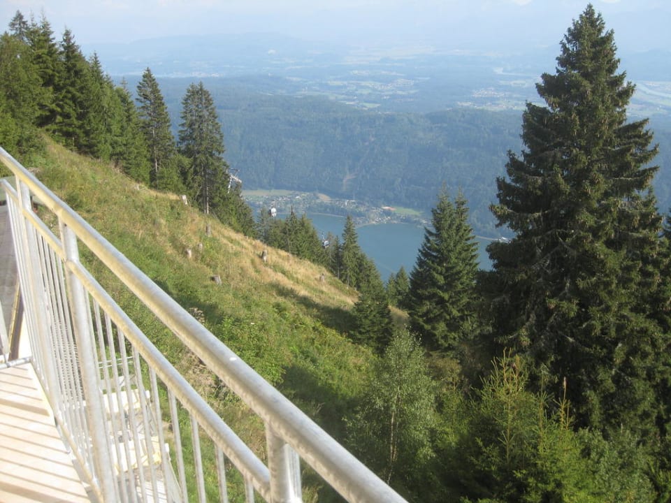 Blick von der Terrasse Sonnenhotel Zaubek