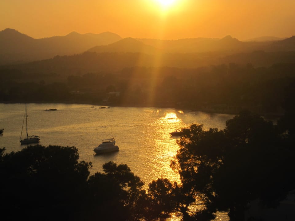 Sonnenuntergang - ein traumhafter Zimmerausblick! Hipotels Eurotel Punta Rotja Golf & Spa