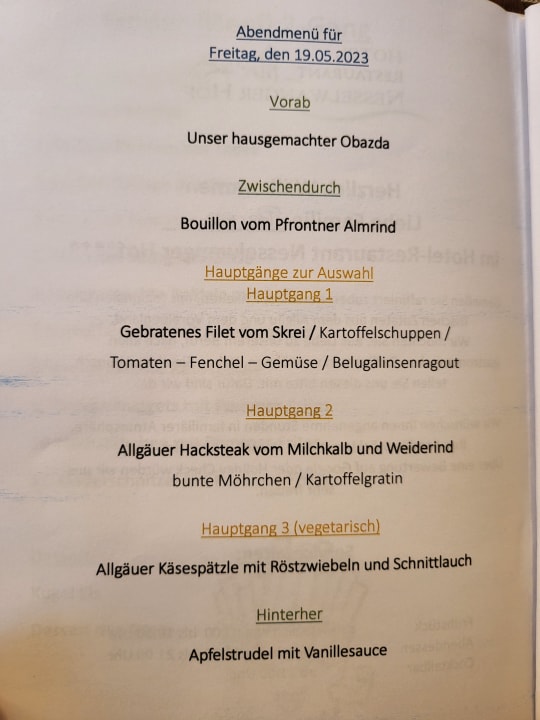 Gastro Hotel Nesselwanger Hof