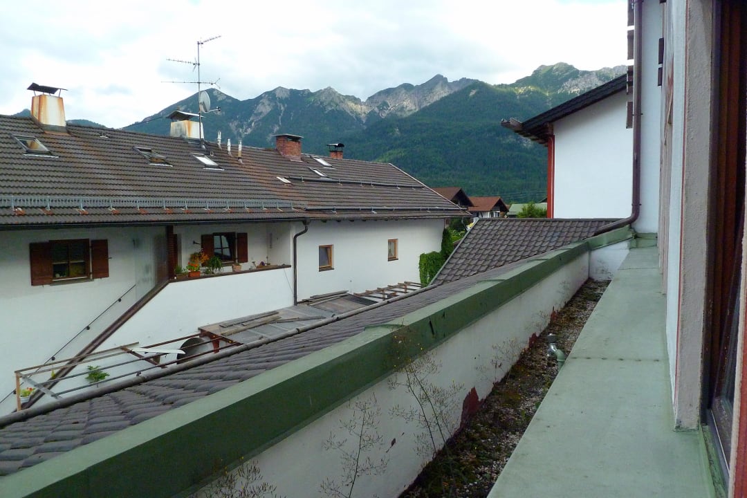 Toller Ausblick über der Küche Parkhotel Wallgau