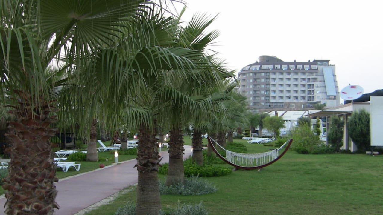 Blick vom Strand  Saturn Palace Resort Hotel