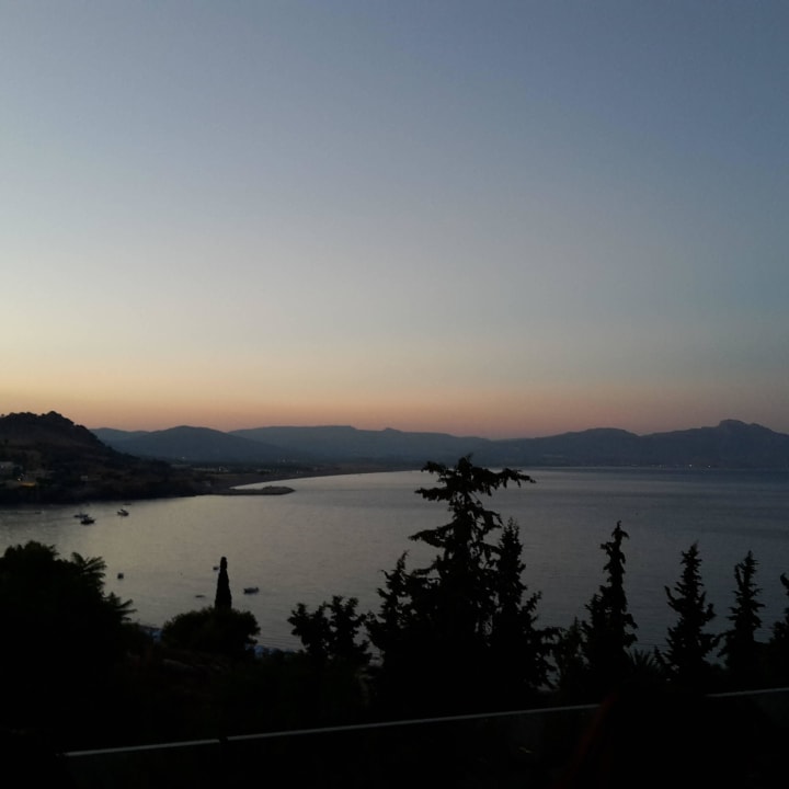 Ausblick  Lindos Mare, Seaside Hotel