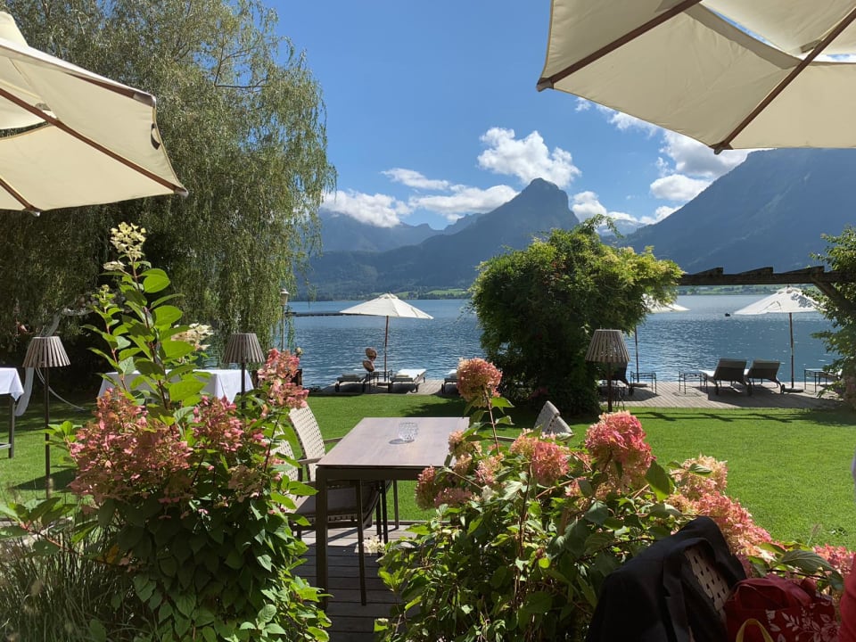 Gartenanlage Hotel Seevilla Wolfgangsee