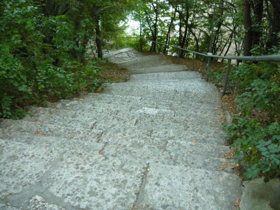 Treppe zur/m Promenade/Strand HVD Viva Club Hotel
