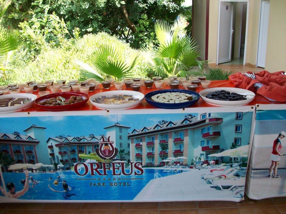Büffet am Strand Hotel Orfeus Park