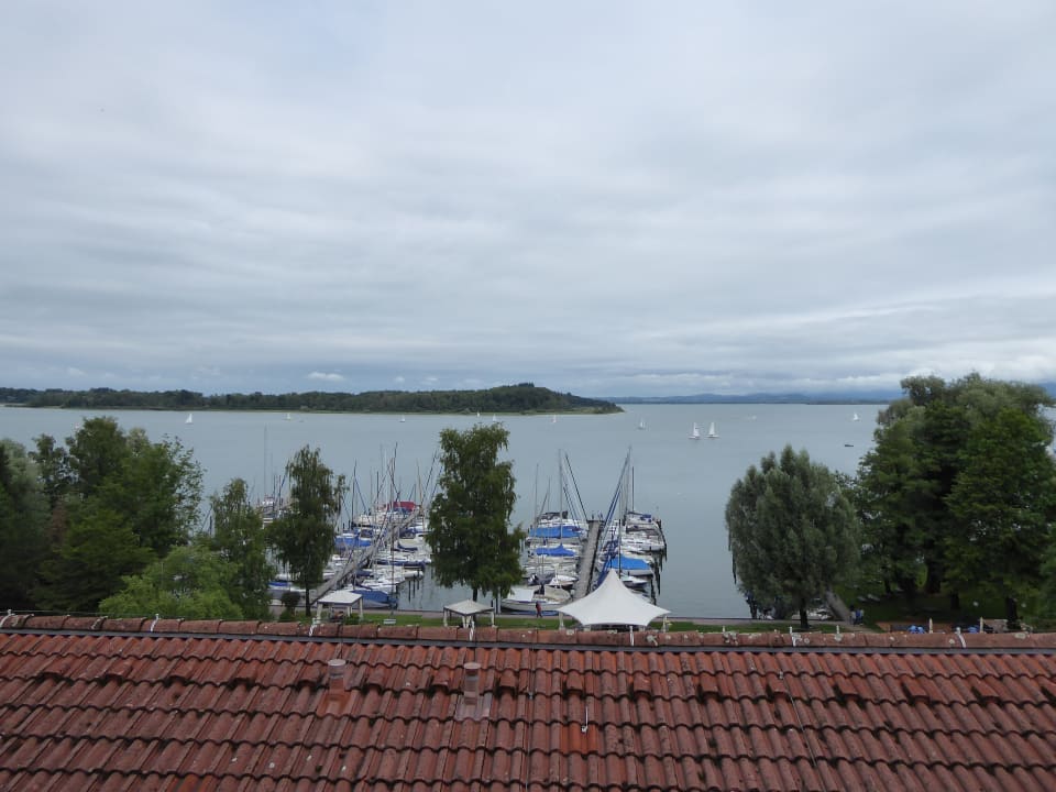 Ausblick Yachthotel Chiemsee
