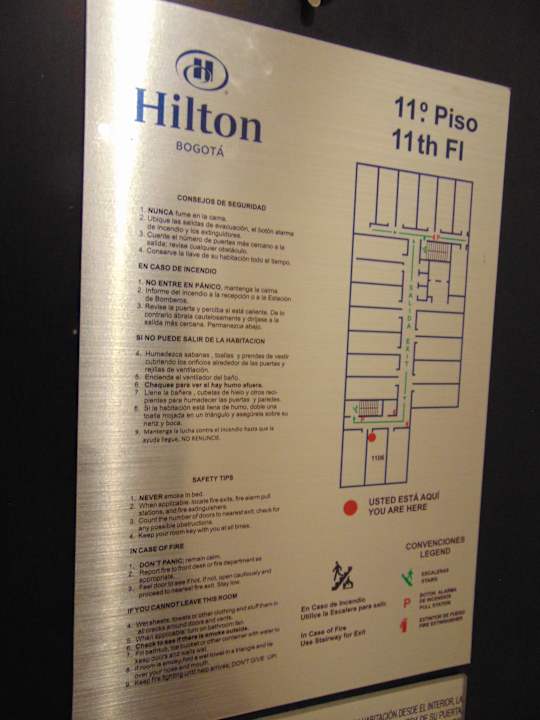 Zimmer Hotel Hilton Bogota