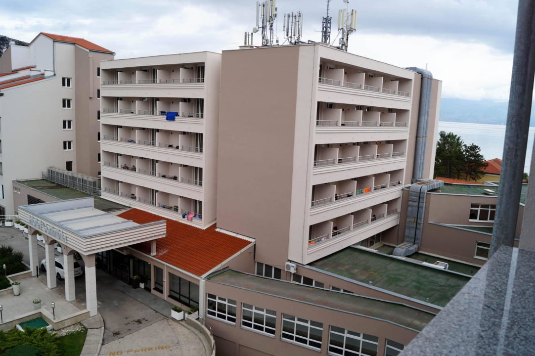 Vom Fenster der Blick nach aussen Hotel Baska