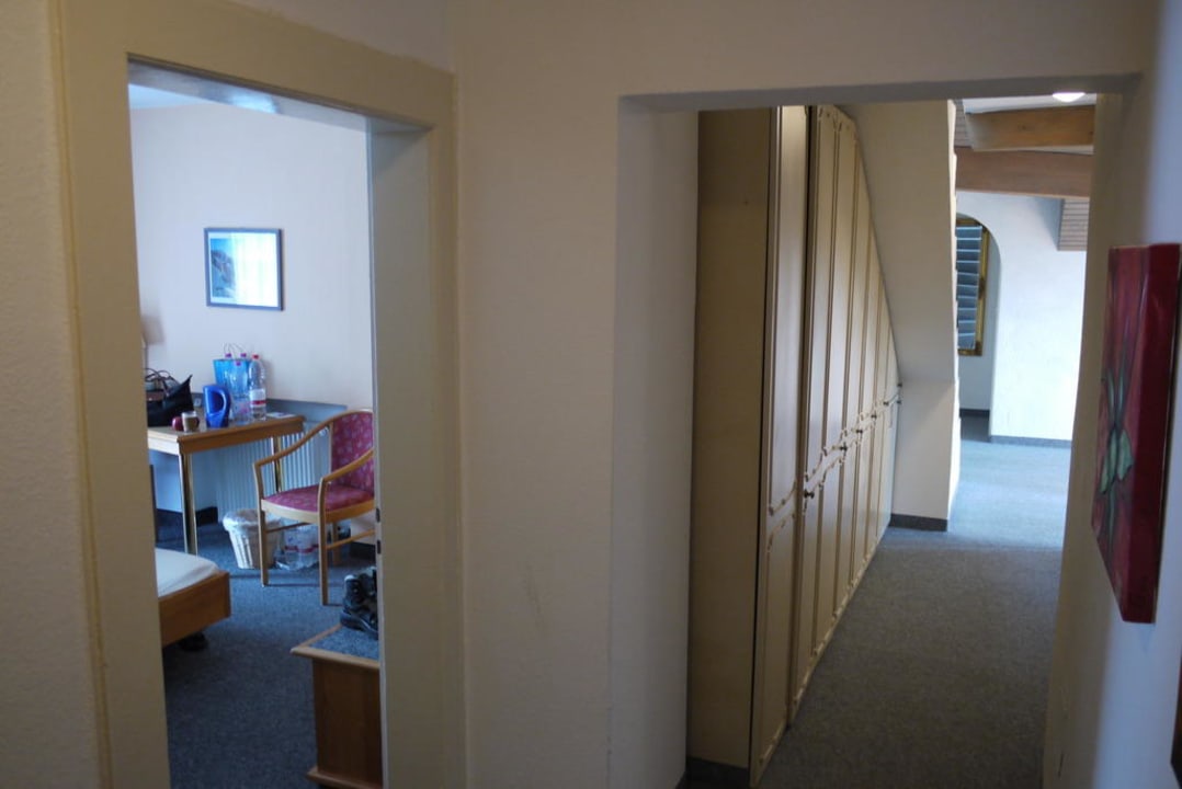Flur mit Zimmer Hotel Trifthof