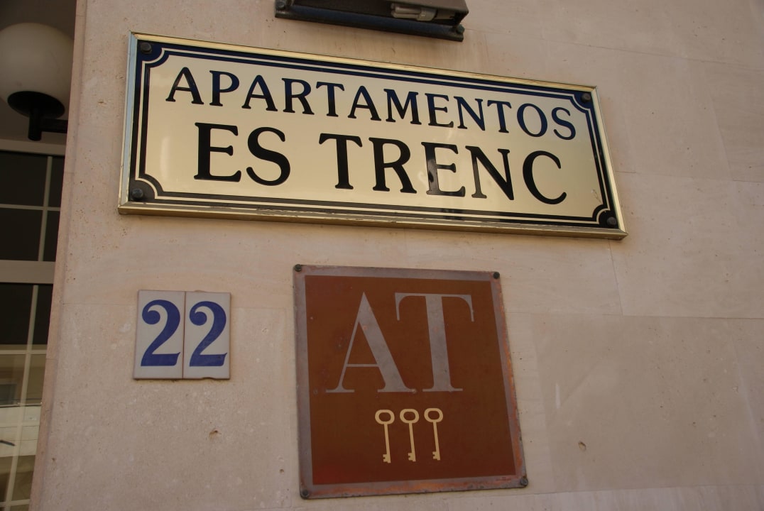 Eingang Apartamentos Es Trenc