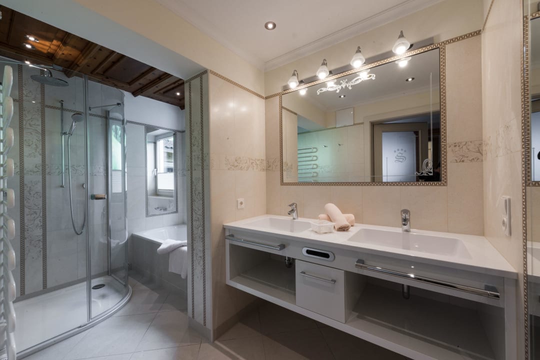 Badezimmer Hotel Silberberger