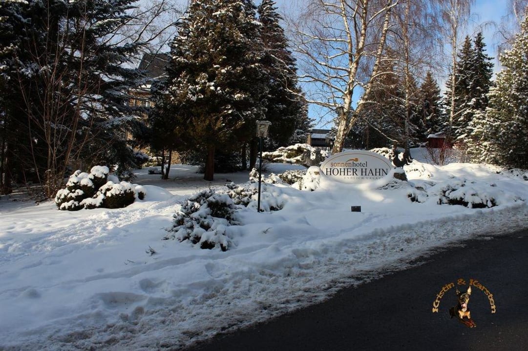 Hotel im Hintergrund Sonnenhotel Hoher Hahn