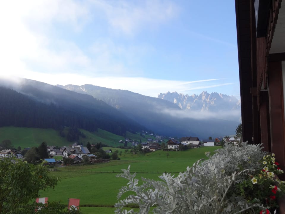 Blick vom Balkon Pension Kirchenwirt
