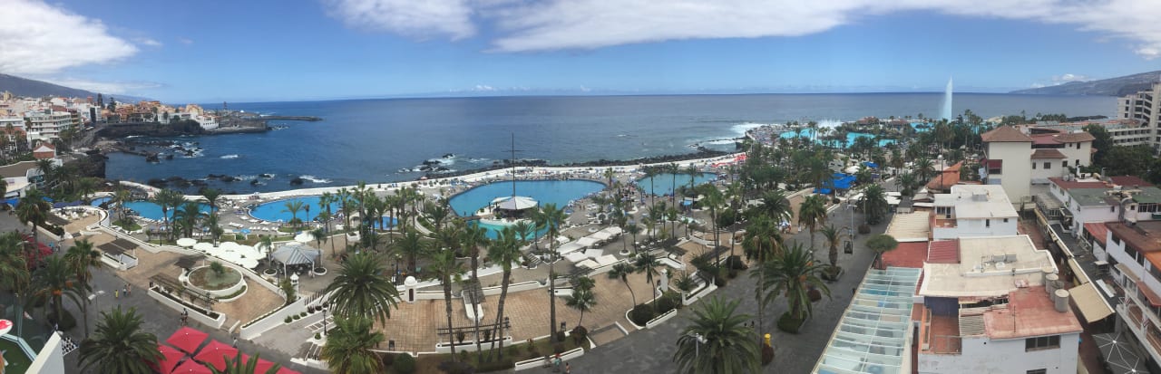 Ausblick Dachterrasse auf Lago Martianez Hotel ValleMar