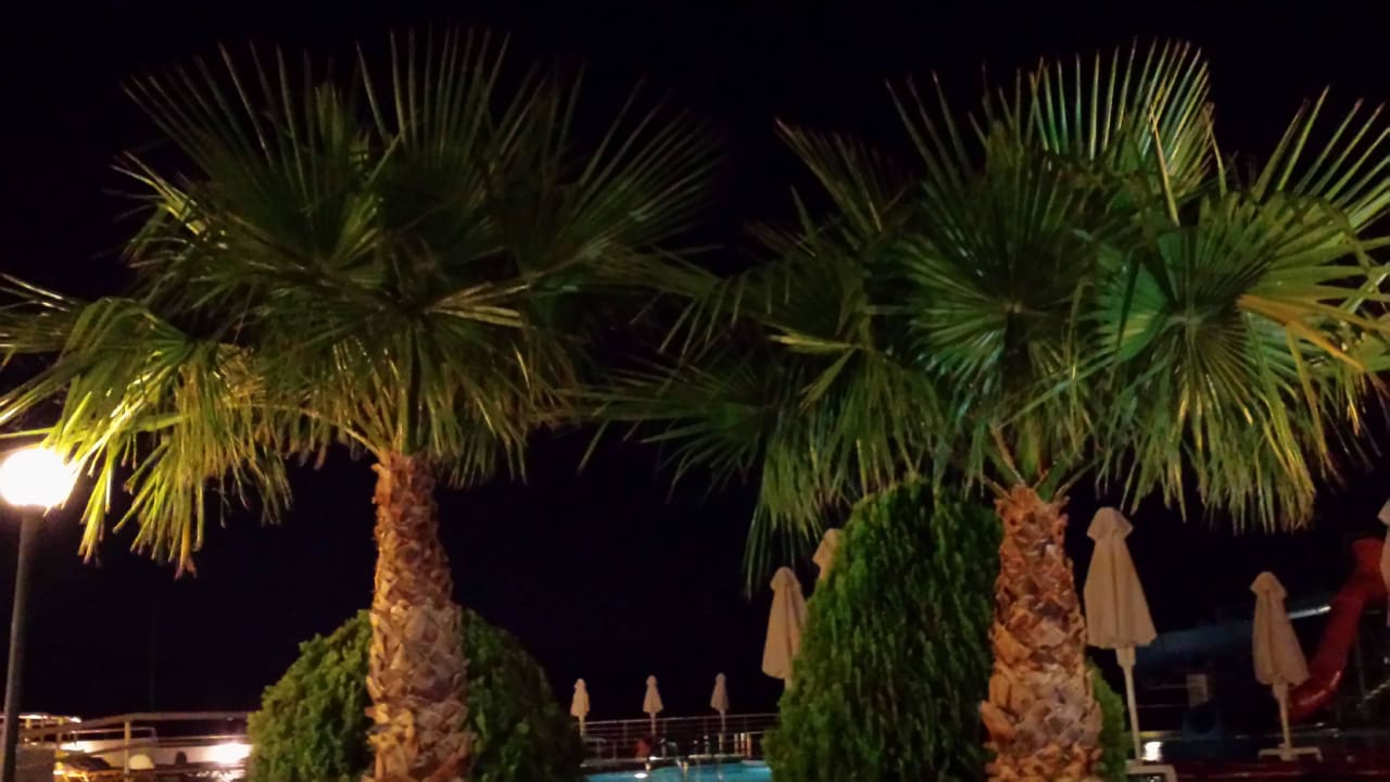 Abends am Pool HARPIN Georgioupolis Resort Aquapark & SPA