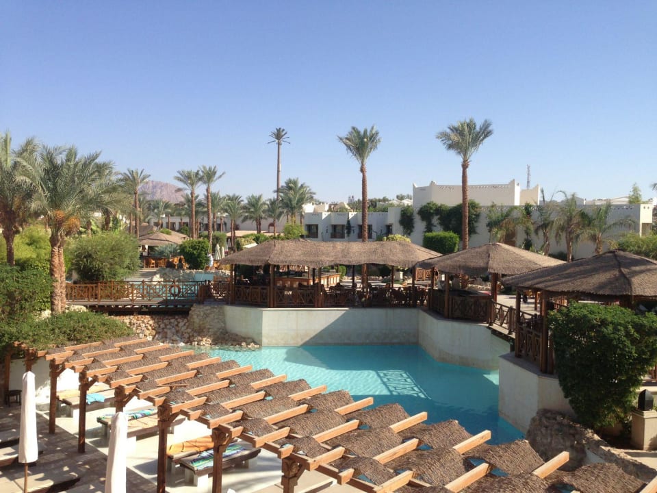 Blick vom Balkon des Restaurants Olive Garden Ghazala Gardens