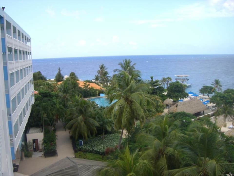 Blick vom Balkon Raum 425 Dreams Curacao Resort, Spa & Casino