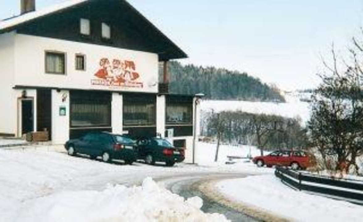 Blick auf unser Zimmer Hotel Am Wiesenhang