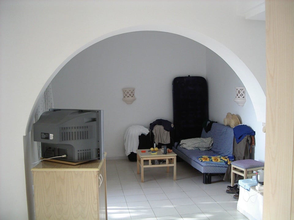 Blick in den Wohnraum Hotel El Mouradi Djerba Menzel