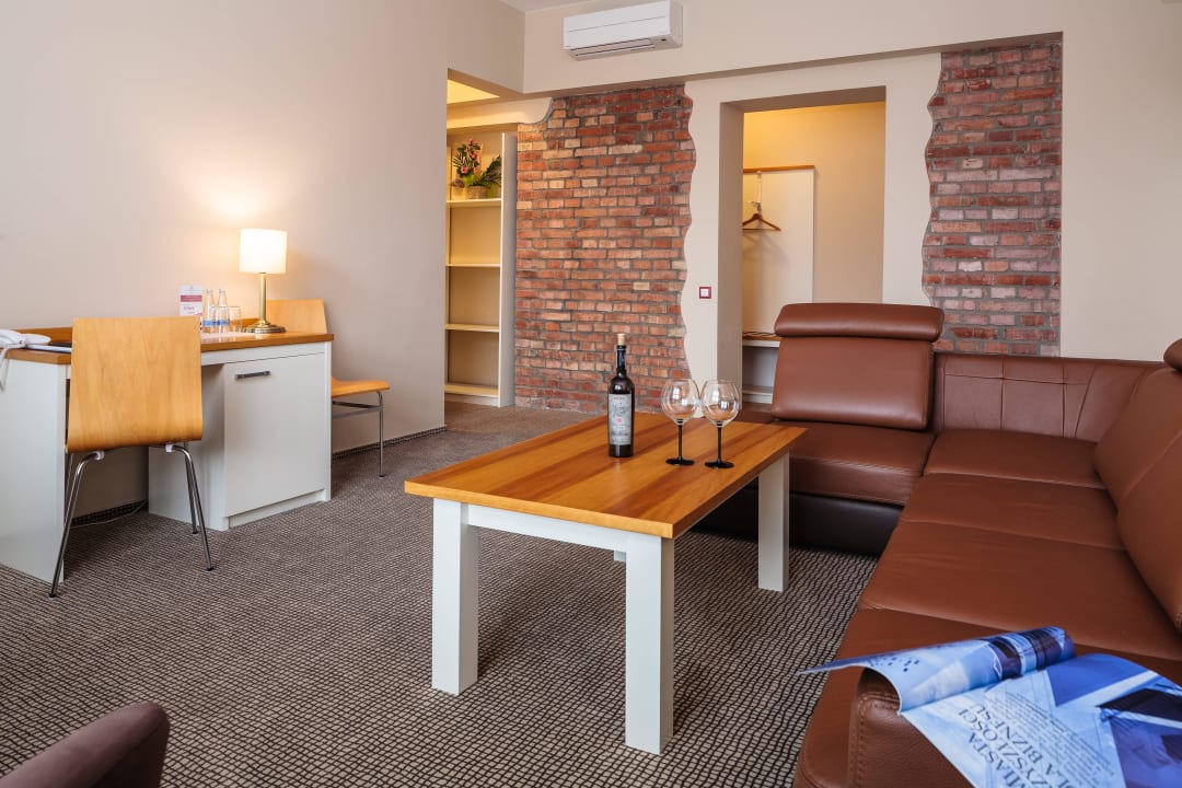 Salon - Apartament z 1 sypialnią  Hotel Kracow Residence