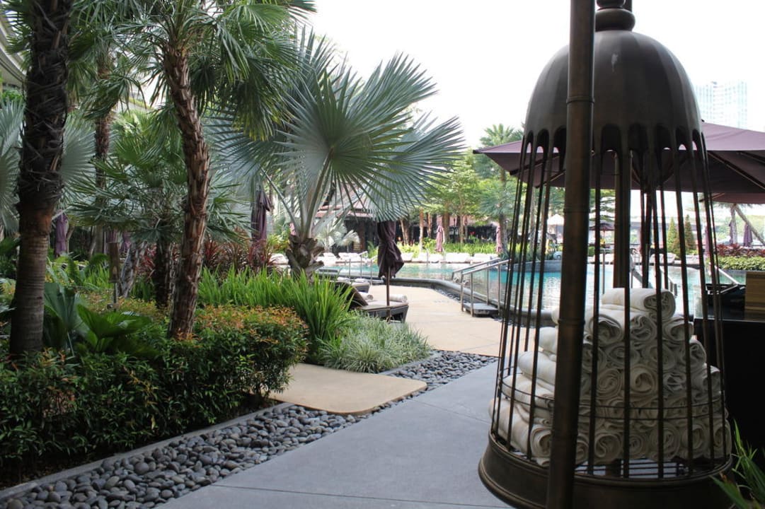 Zugang zum Pool Shangri-La Hotel, Bangkok