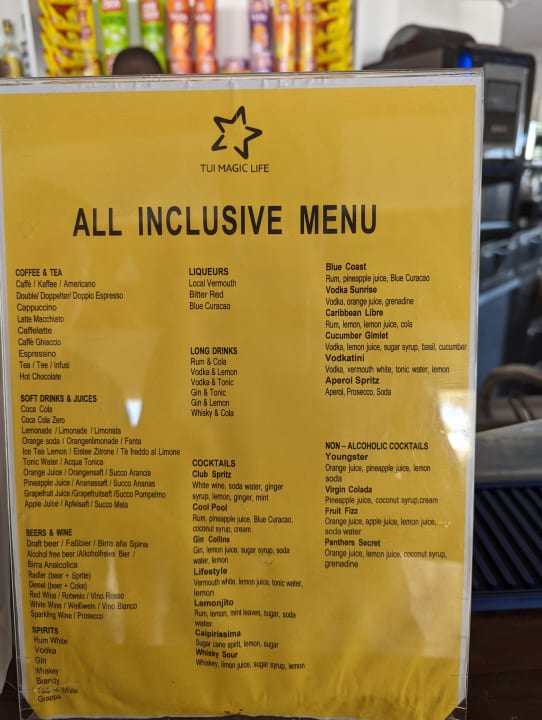 Gastro TUI MAGIC LIFE Calabria