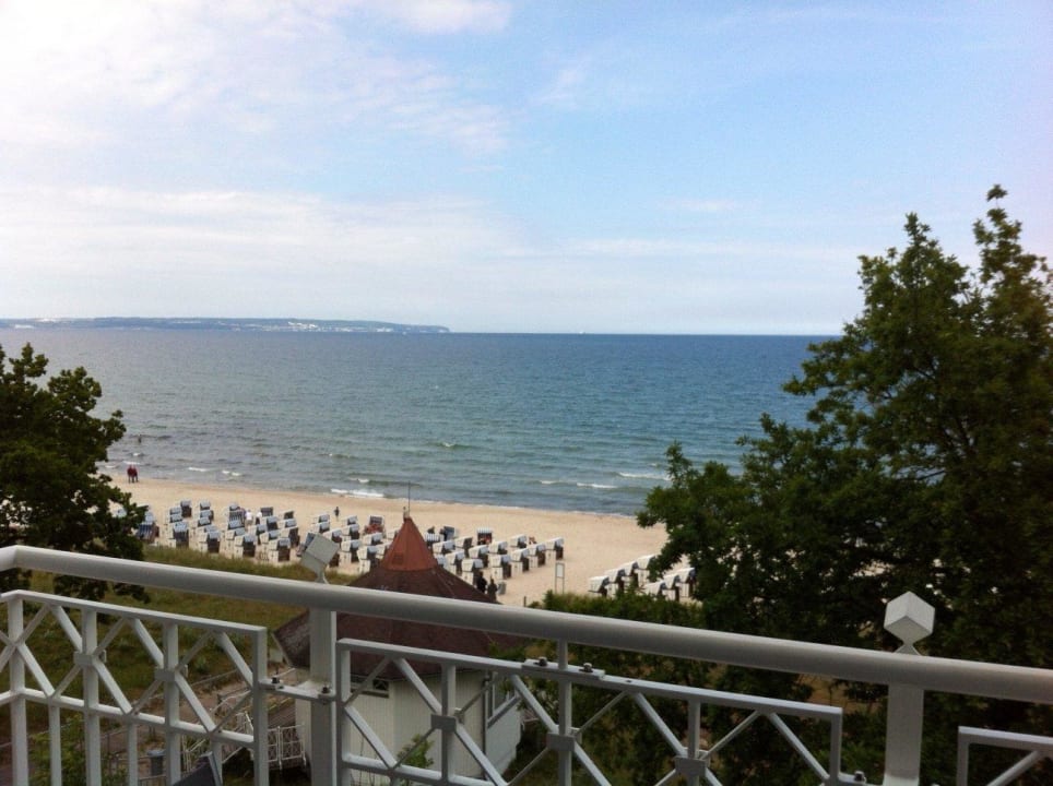 Der Blick vom Balkon Hotel AM MEER & Spa