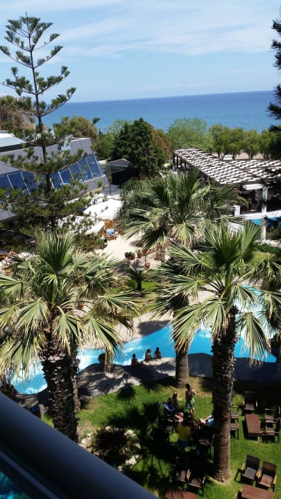 Blick vom Balkon  Hotel Calypso Beach