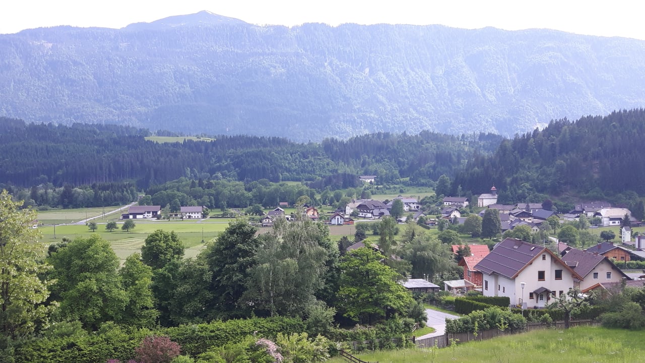 Blick vom Balkon Landhaus Knura