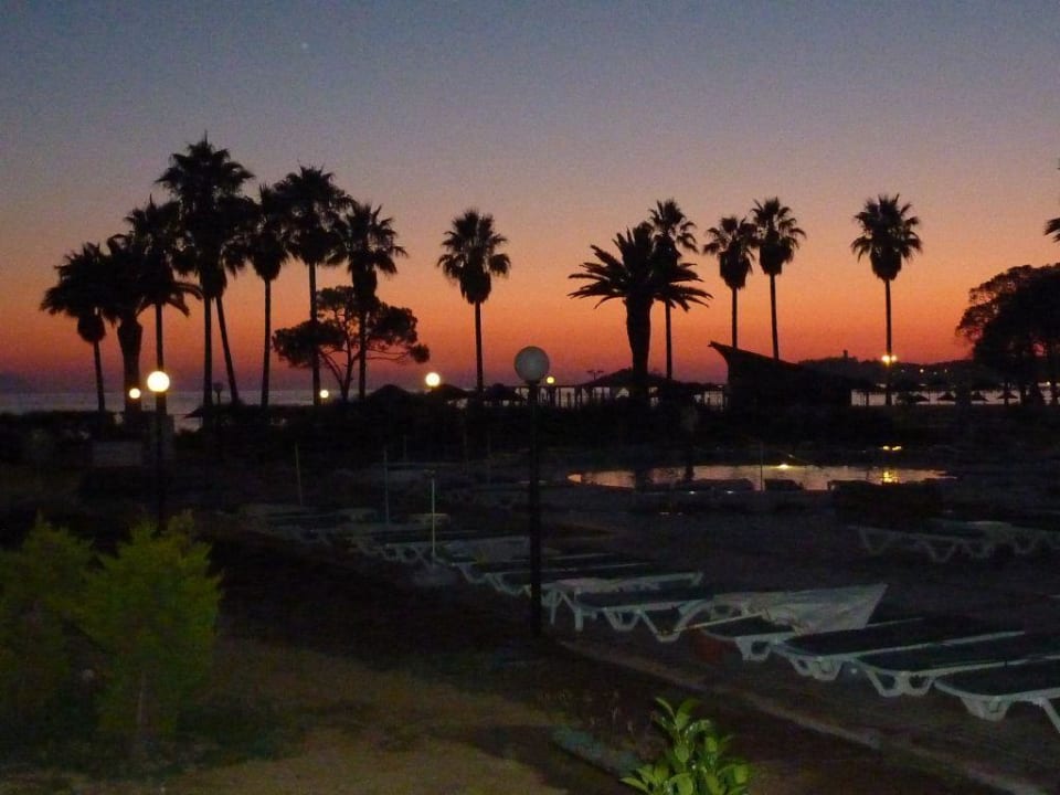 Vue de notre chambre le soir Ephesia Holiday Beach Club