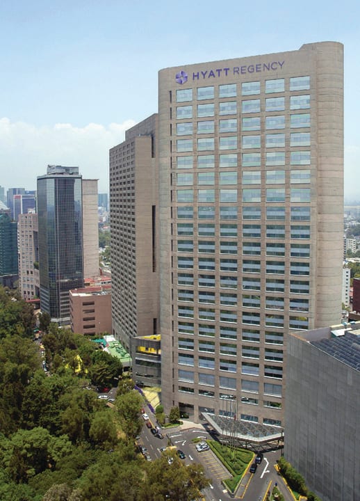Vista Av. Reforma Hotel Hyatt Regency Mexico City