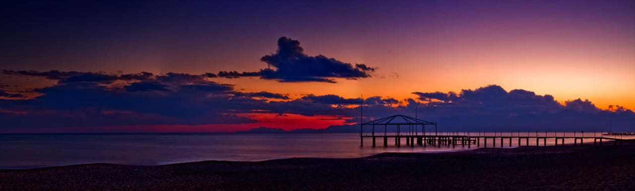 Sonnenuntergang am Strand Limak Lara Deluxe Hotel & Resort