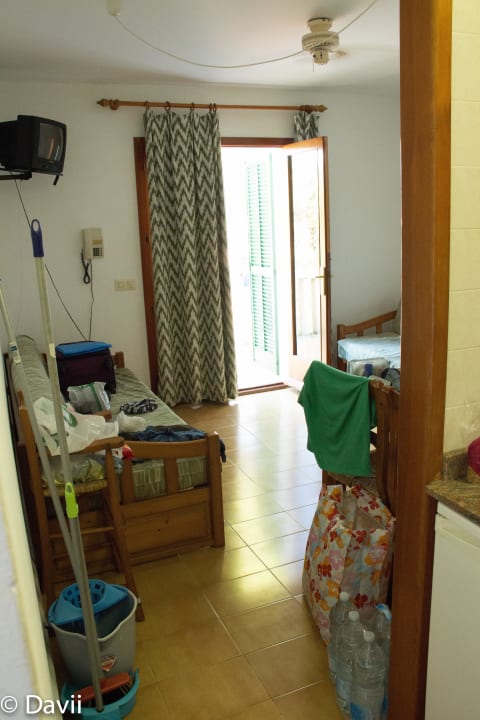 Wohnzimmer mit MiniTV Village Cala Santanyi