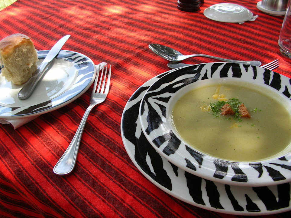 Essen war sehr lecker Royal Mara Safari Lodge