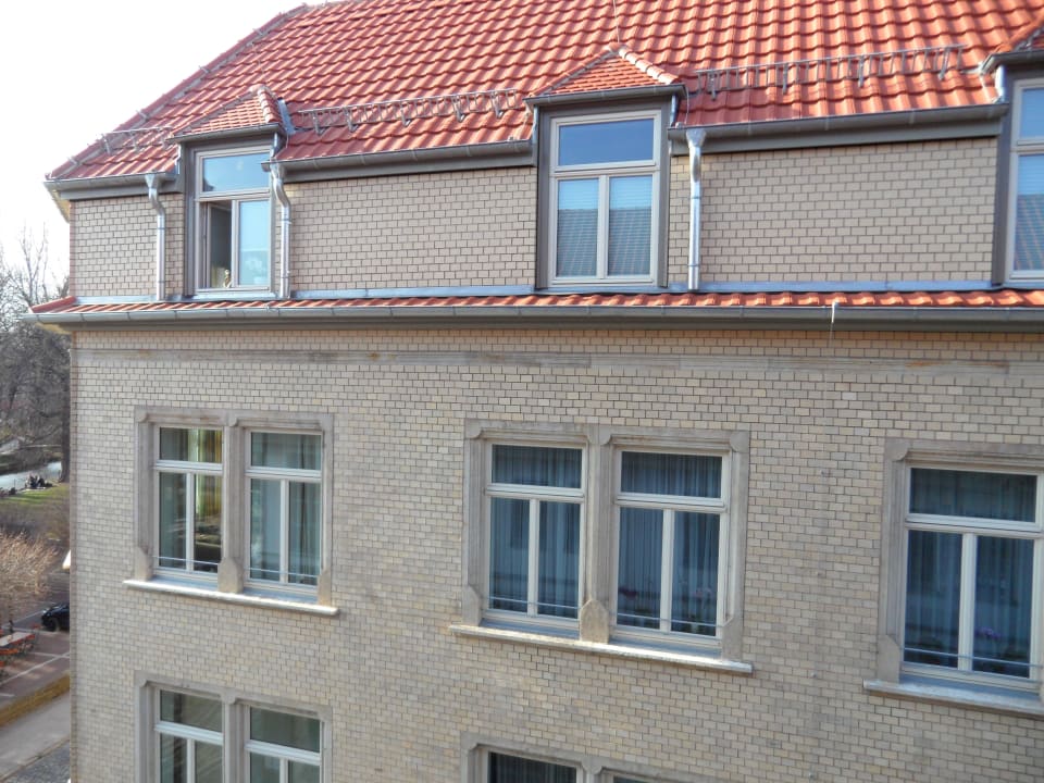 Ausblick vom Zimmer Hotel Krämerbrücke Erfurt